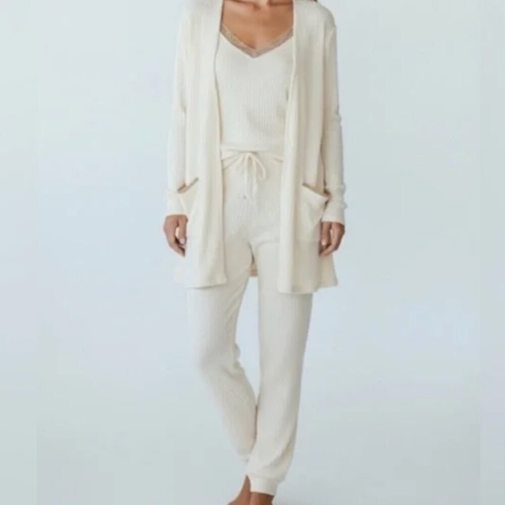 Blu Pepper Cozy Life Loungewear Matching Set Cardigan Pants